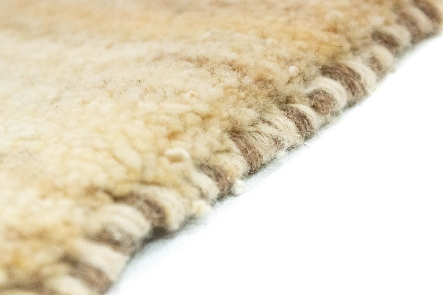 Tappeto corsia Tappeto Gabbeh - Persero - 293 x 82 cm - beige