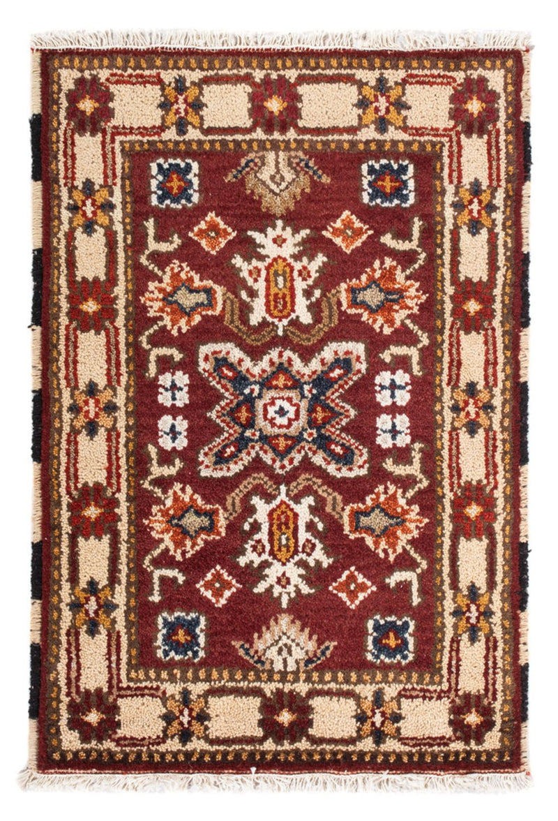 Tappeto orientale - 94 x 64 cm - rosso