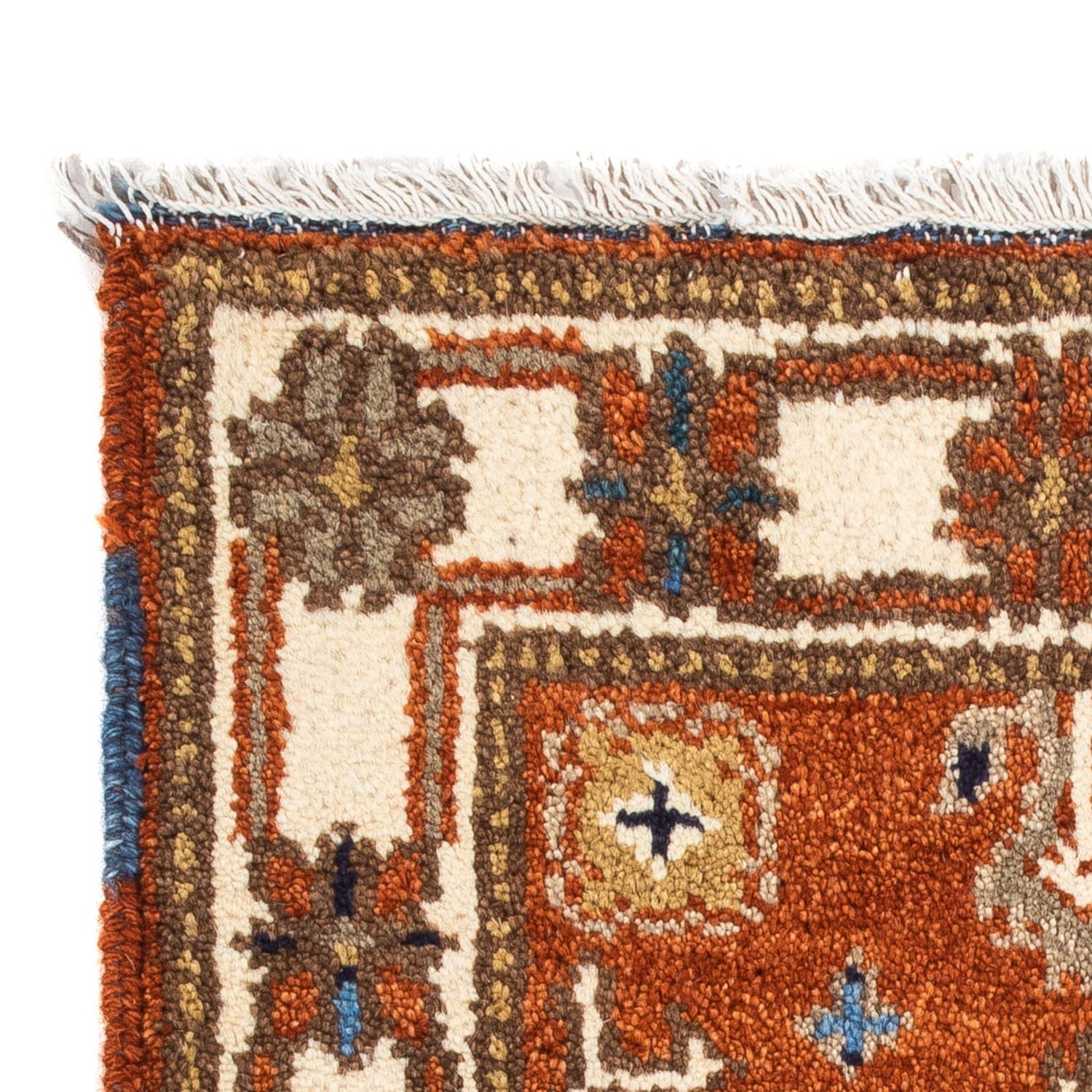 Tappeto orientale - 93 x 63 cm - ruggine
