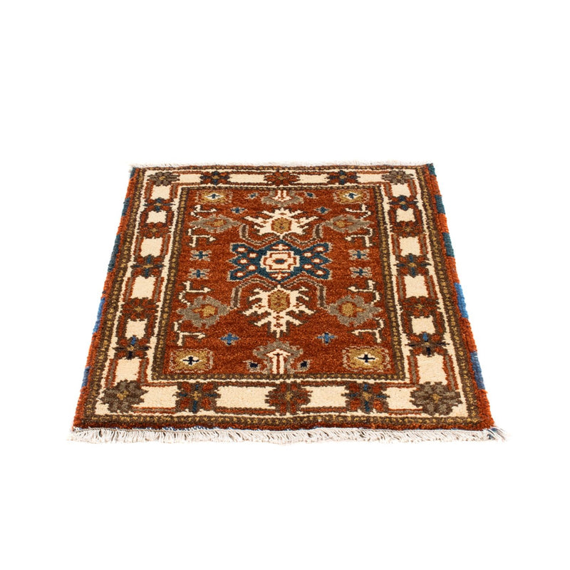 Tappeto orientale - 93 x 63 cm - ruggine