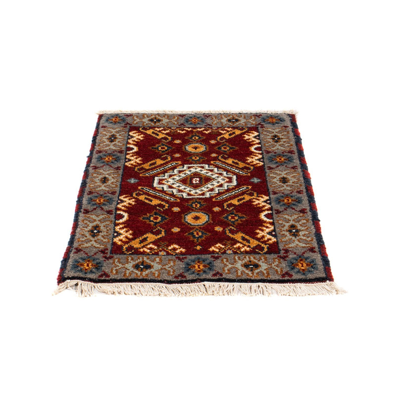 Tappeto orientale - 91 x 62 cm - rosso