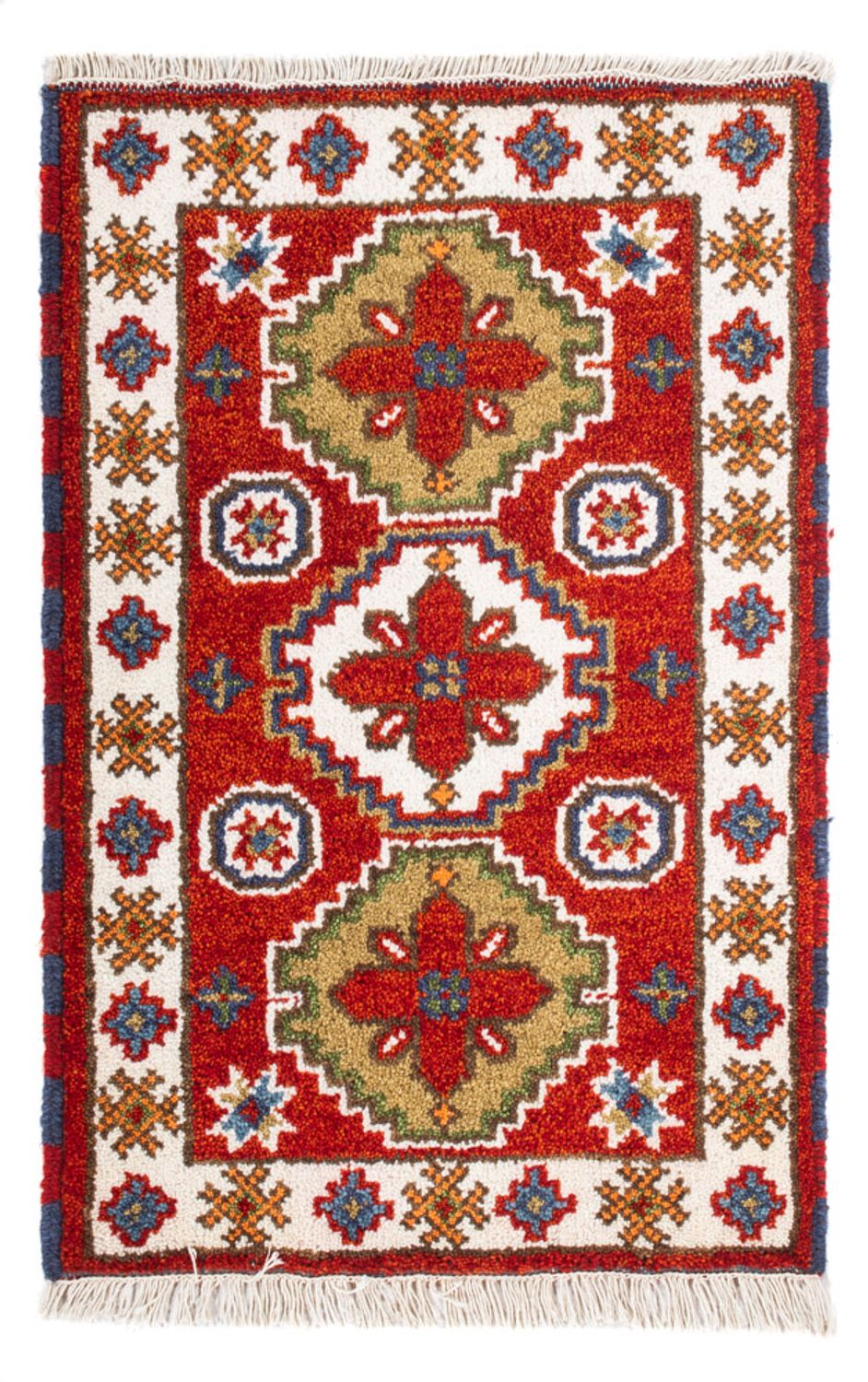 Tappeto orientale - 94 x 62 cm - rosso