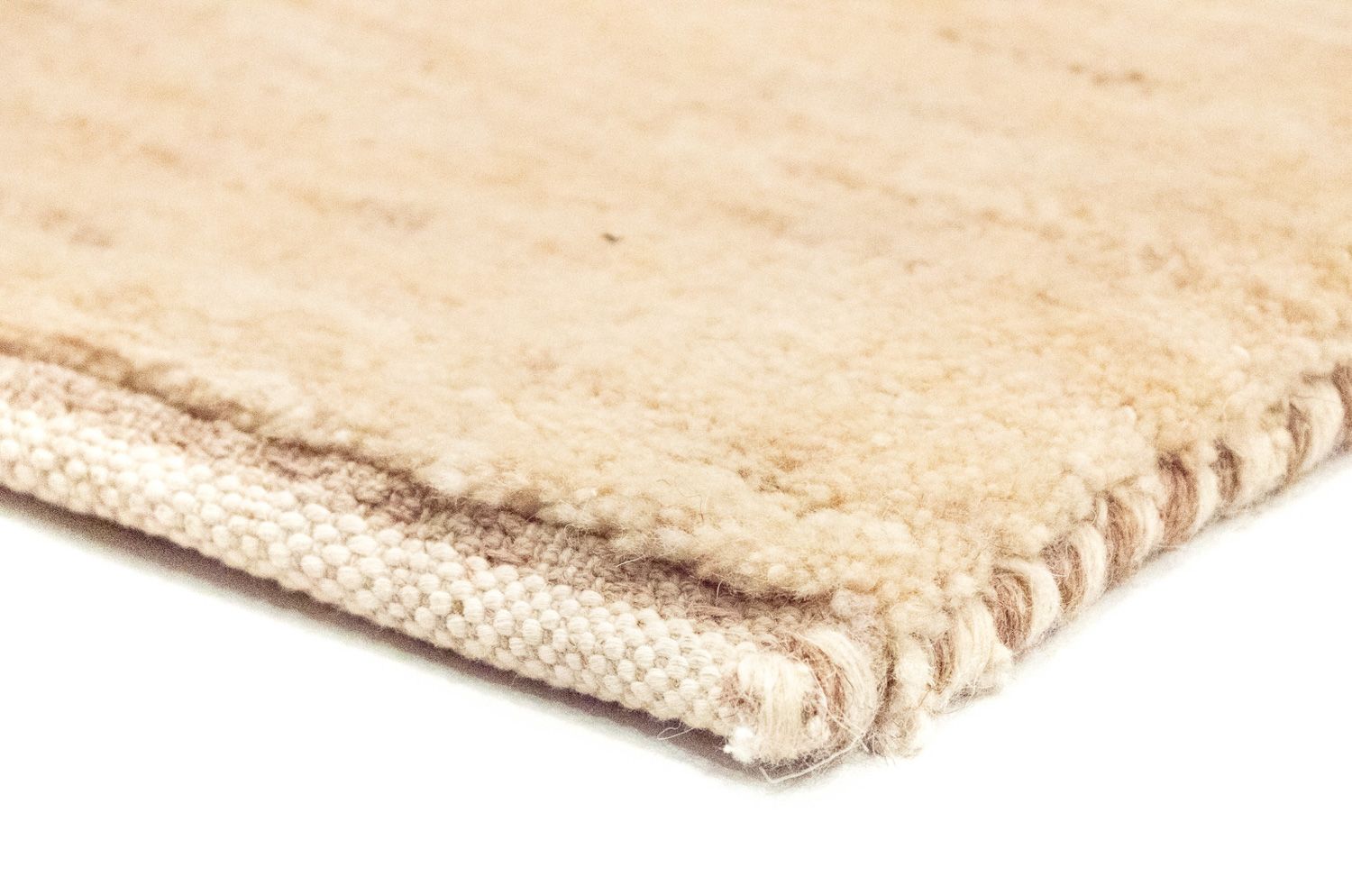Tappeto corsia Tappeto Gabbeh - Persero - 304 x 82 cm - beige