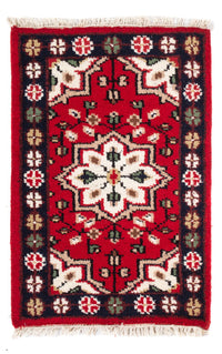 Tappeto orientale - 90 x 60 cm - rosso