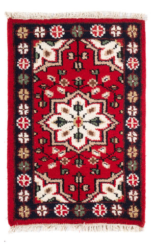 Tappeto orientale - 90 x 60 cm - rosso