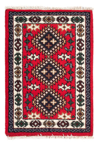 Tappeto orientale - 90 x 60 cm - rosso