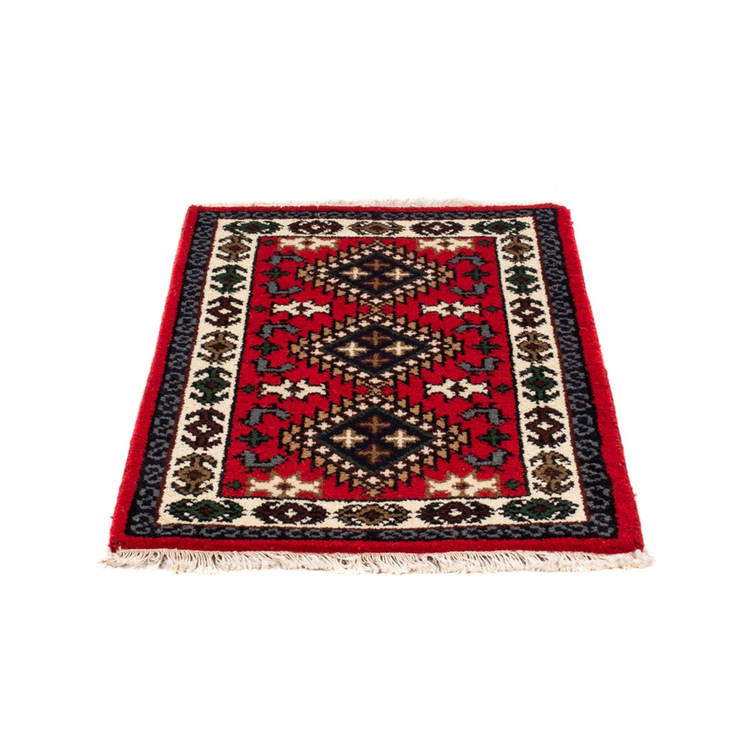 Tappeto orientale - 90 x 60 cm - rosso