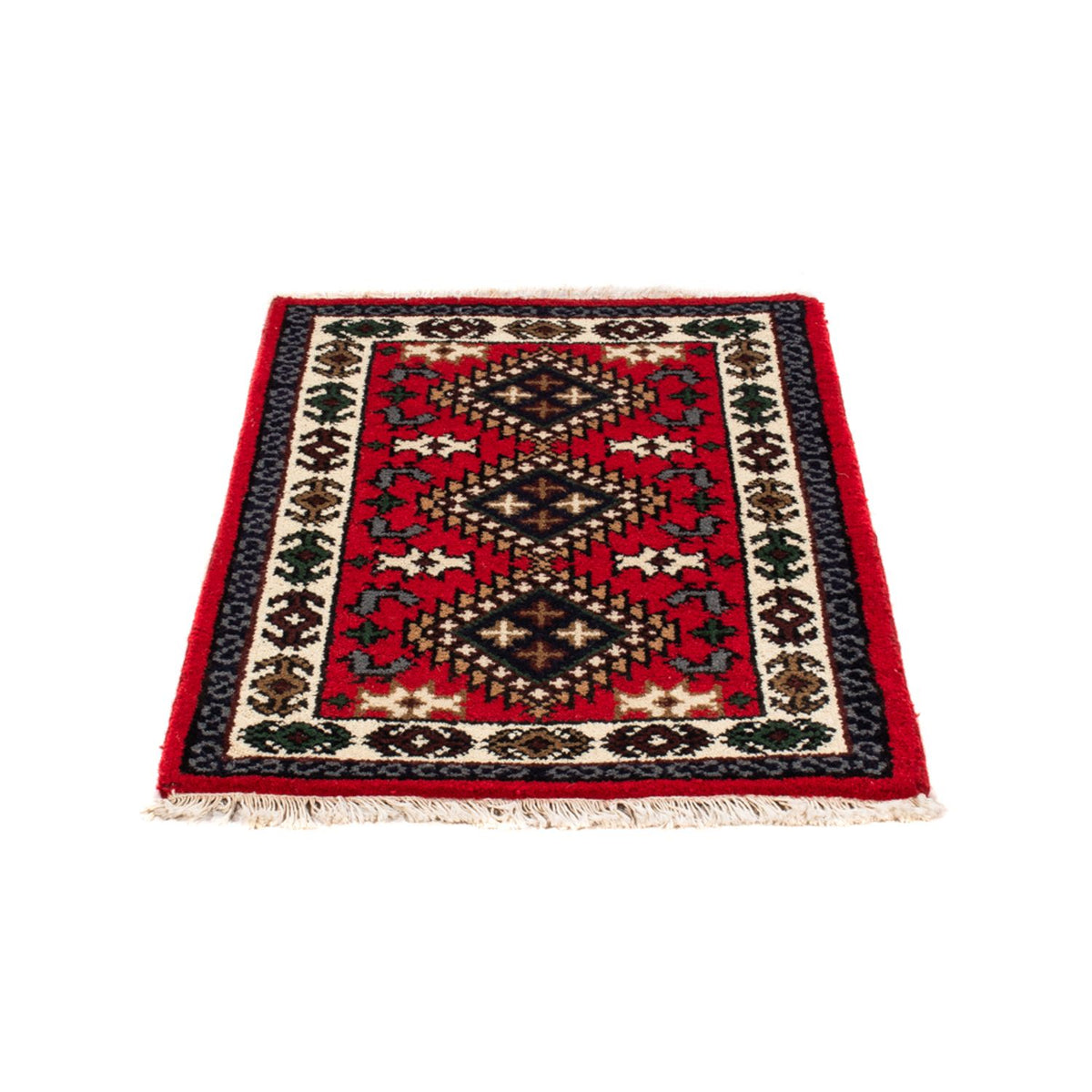 Tappeto orientale - 90 x 60 cm - rosso