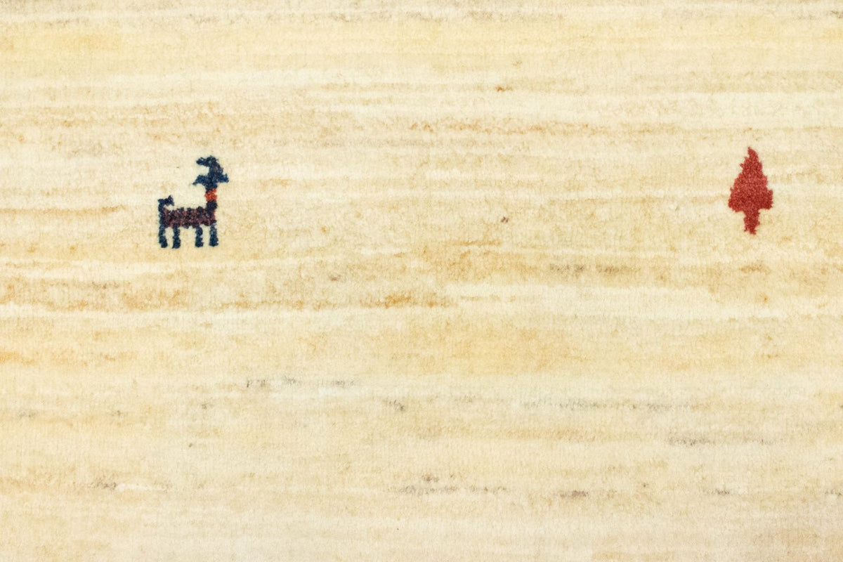 Tappeto corsia Tappeto Gabbeh - Persero - 202 x 75 cm - beige