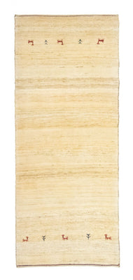 Tappeto corsia Tappeto Gabbeh - Persero - 215 x 75 cm - beige