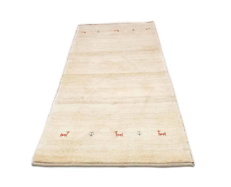 Tappeto corsia Tappeto Gabbeh - Persero - 215 x 75 cm - beige