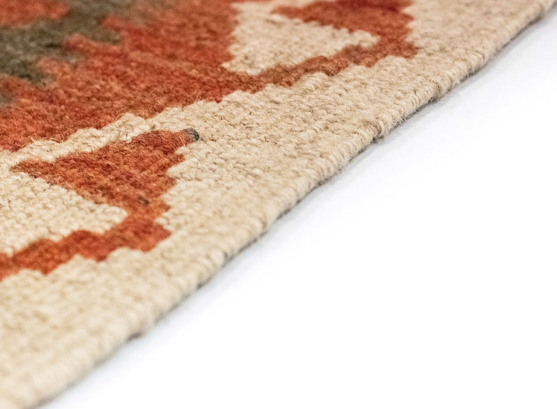Tappeto corsia Tappeto Kelim - Orientale - 390 x 85 cm - marrone