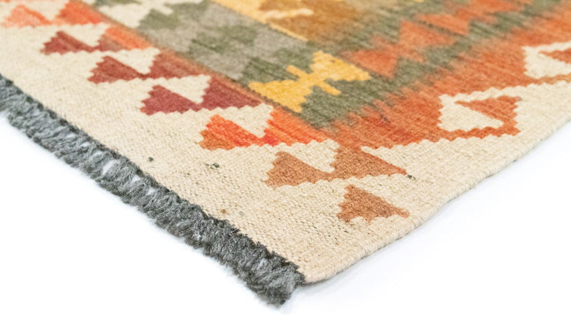 Tappeto corsia Tappeto Kelim - Orientale - 390 x 85 cm - marrone