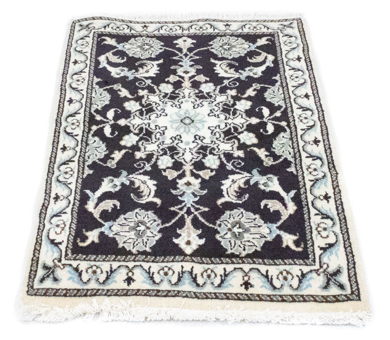 Tappeto Persero - Nain - 84 x 58 cm - blu scuro