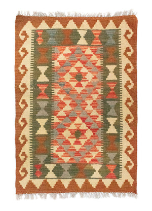 Tappeto Kelim - Orientale - 90 x 60 cm - marrone