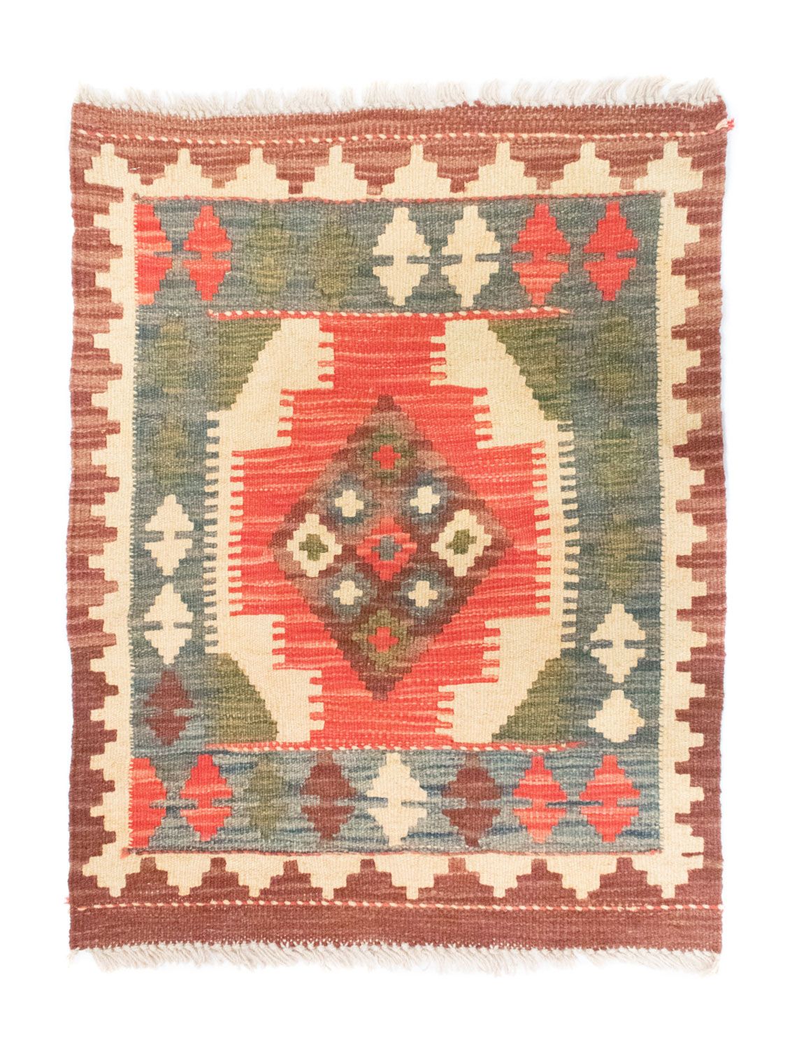 Tappeto Kelim - Orientale - 90 x 60 cm - arancione
