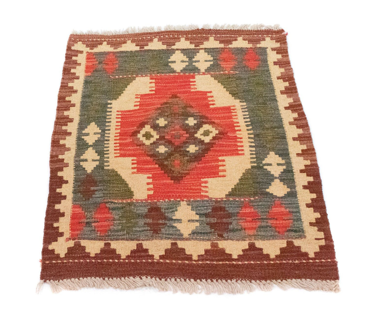 Tappeto Kelim - Orientale - 90 x 60 cm - arancione