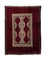 Tappeto Belutsch - 95 x 70 cm - rosso