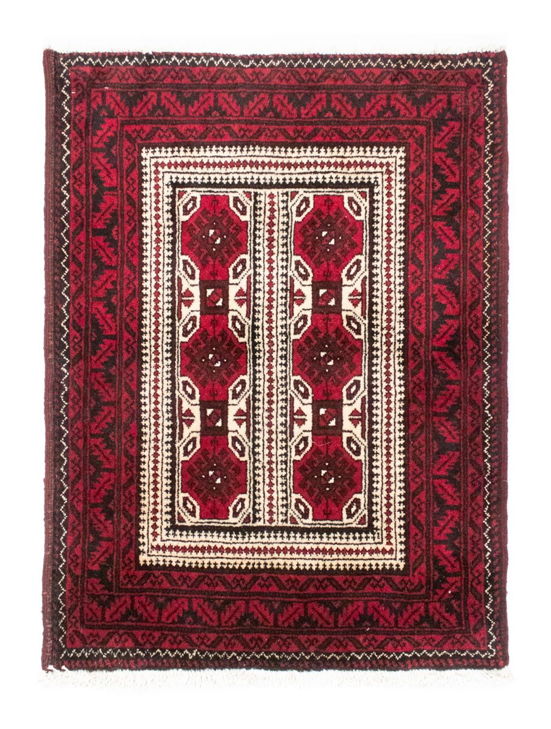 Tappeto Belutsch - 95 x 74 cm - rosso