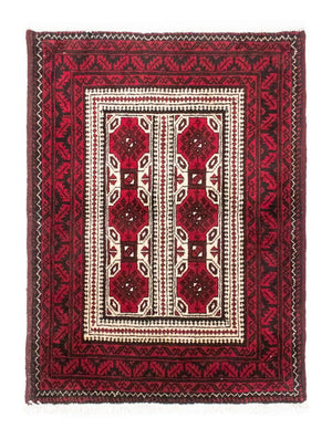 Tappeto Belutsch - 95 x 74 cm - rosso