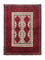 Tappeto Belutsch - 95 x 74 cm - rosso