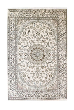 Tappeto Persero - Nain - Reale - 304 x 200 cm - bianco naturale