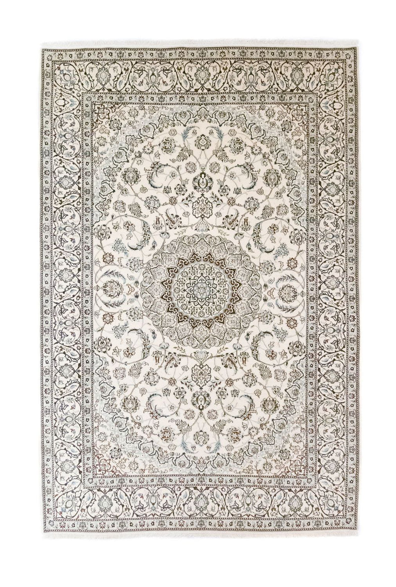 Tappeto Persero - Nain - Reale - 304 x 200 cm - bianco naturale