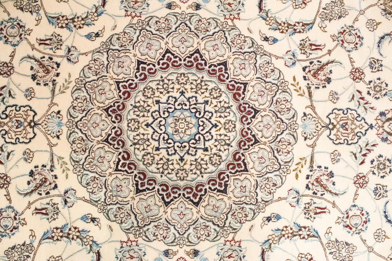 Tappeto Persero - Nain - Reale - 304 x 200 cm - bianco naturale