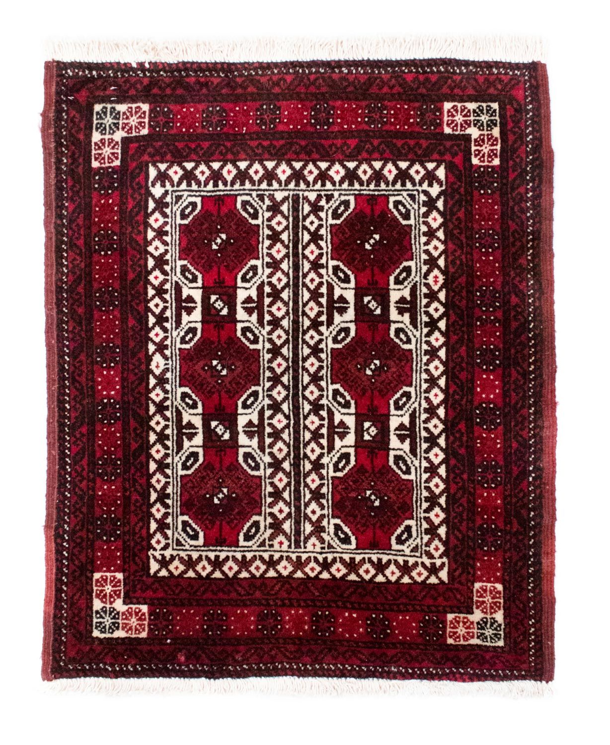 Tappeto Belutsch - 78 x 63 cm - rosso