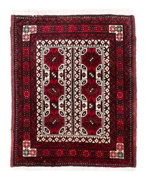 Tappeto Belutsch - 78 x 63 cm - rosso