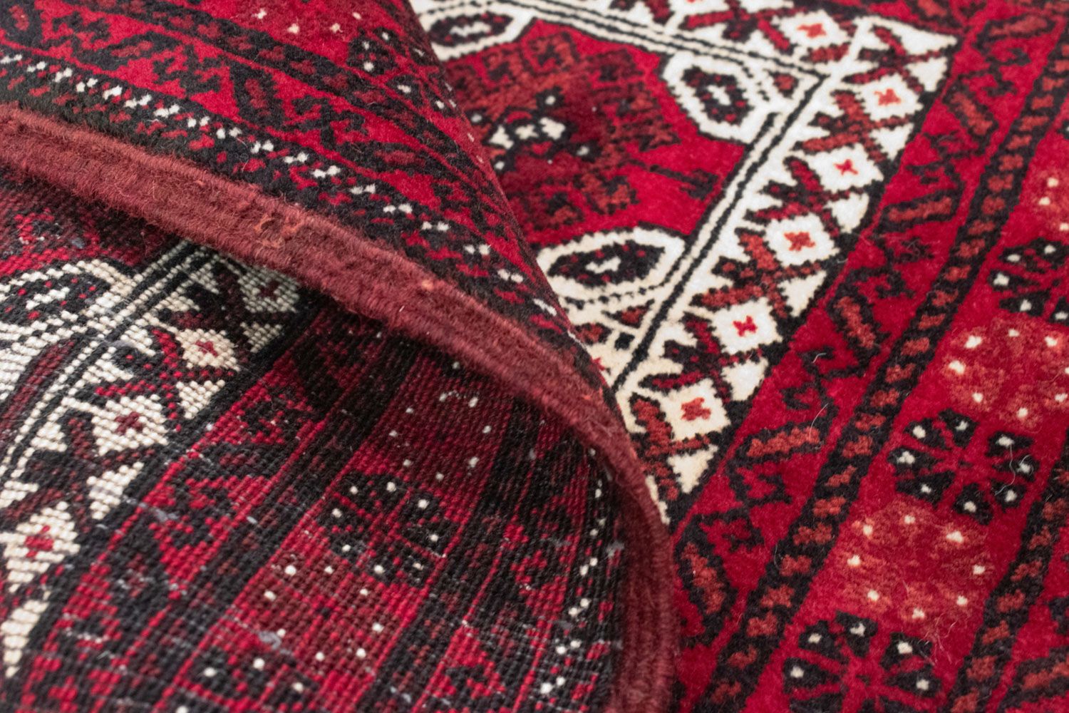 Tappeto Belutsch - 78 x 63 cm - rosso