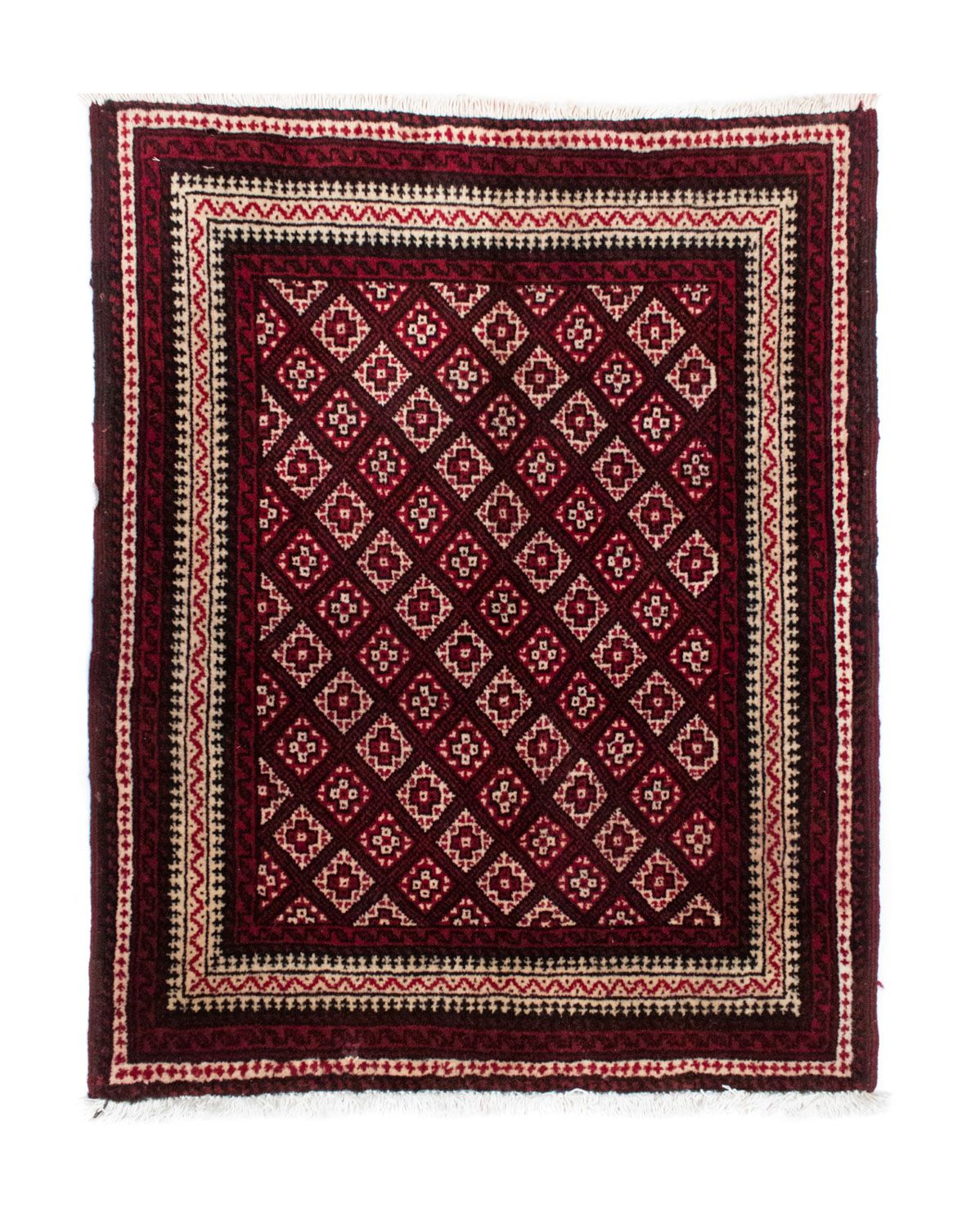 Tappeto Belutsch - 84 x 70 cm - rosso