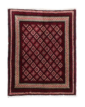 Tappeto Belutsch - 84 x 70 cm - rosso