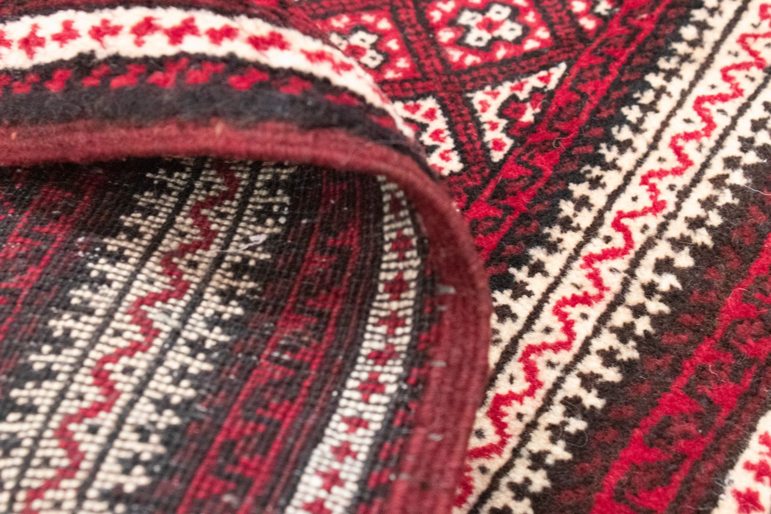 Tappeto Belutsch - 84 x 70 cm - rosso
