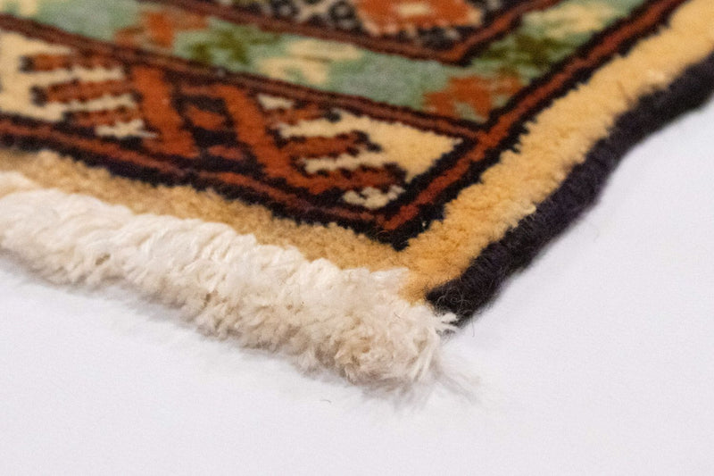Tappeto Turkaman - 93 x 63 cm - blu