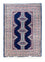 Tappeto Turkaman - 90 x 62 cm - blu
