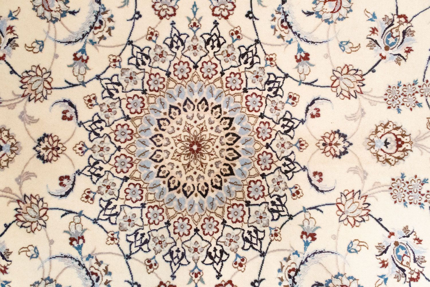 Tappeto Persero - Nain - Reale - 305 x 208 cm - bianco naturale
