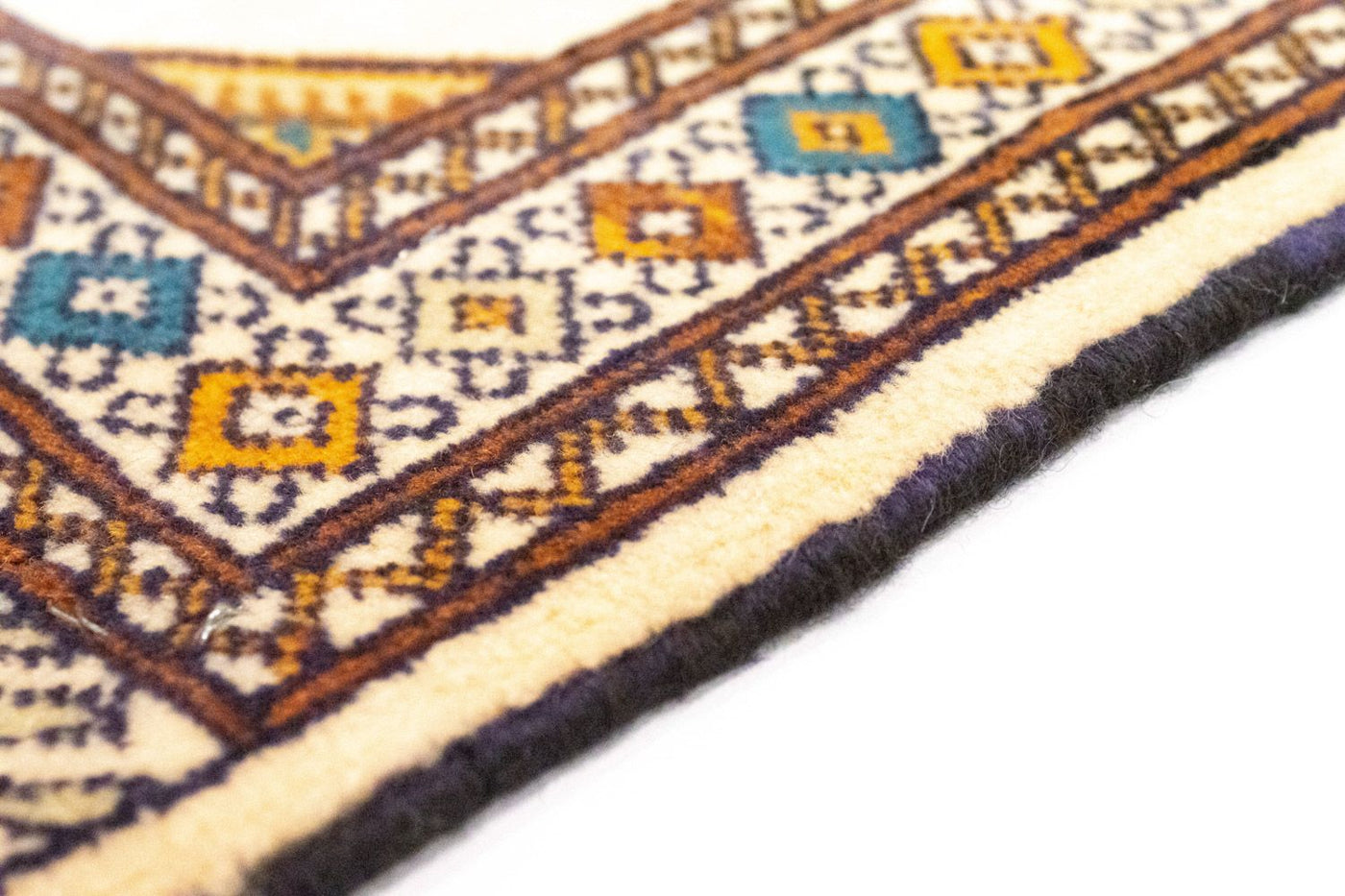 Tappeto Turkaman - 89 x 64 cm - blu