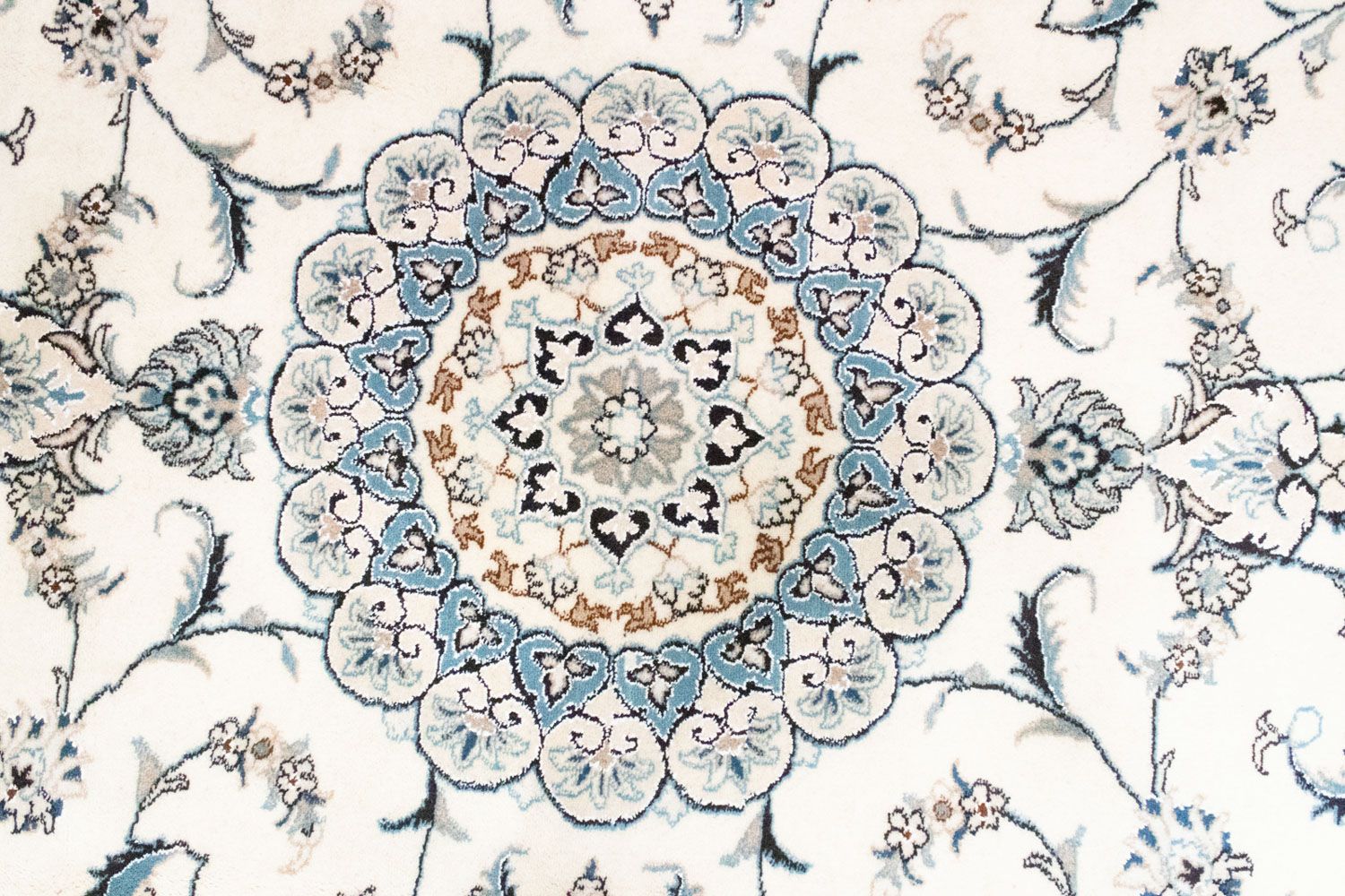 Tappeto Persero - Nain - 280 x 198 cm - bianco naturale