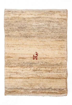 Tappeto Gabbeh - Persero - 60 x 40 cm - marrone