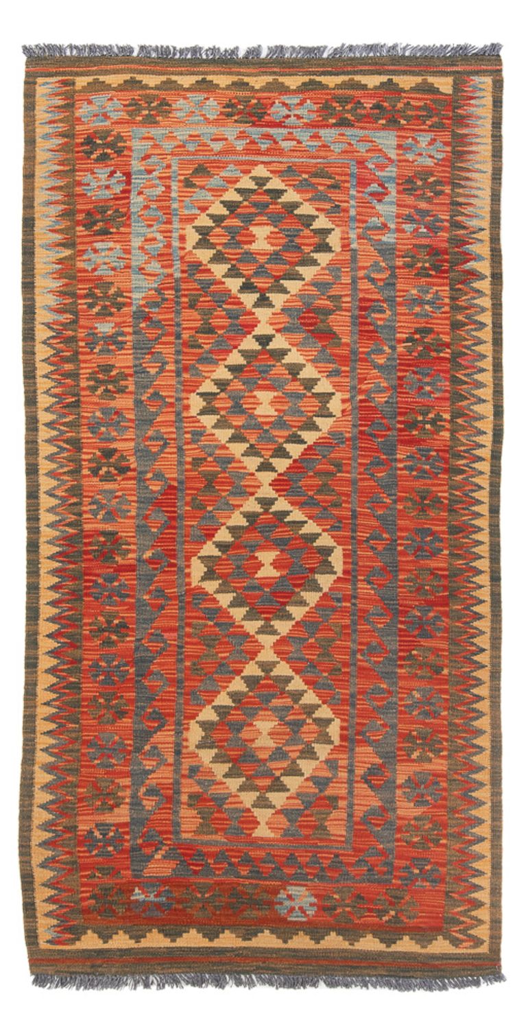 Tappeto corsia Tappeto Kelim - Splash - 206 x 98 cm - multicolore