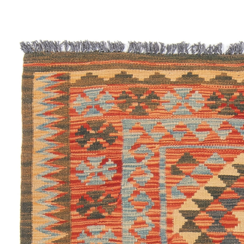Tappeto corsia Tappeto Kelim - Splash - 206 x 98 cm - multicolore