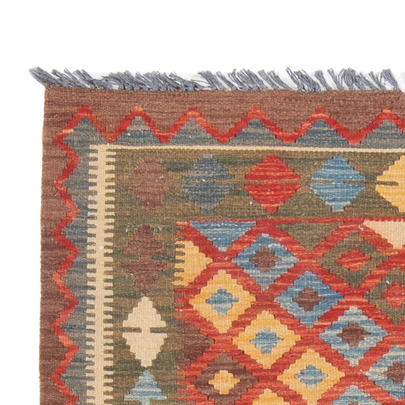 Tappeto corsia Tappeto Kelim - Splash - 207 x 101 cm - multicolore
