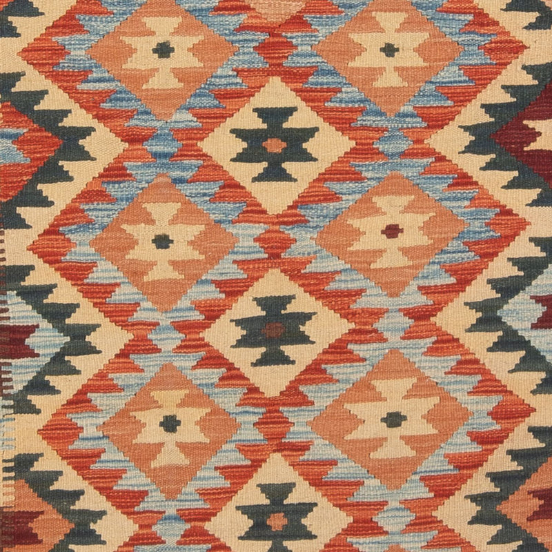 Tappeto corsia Tappeto Kelim - Splash - 198 x 104 cm - multicolore