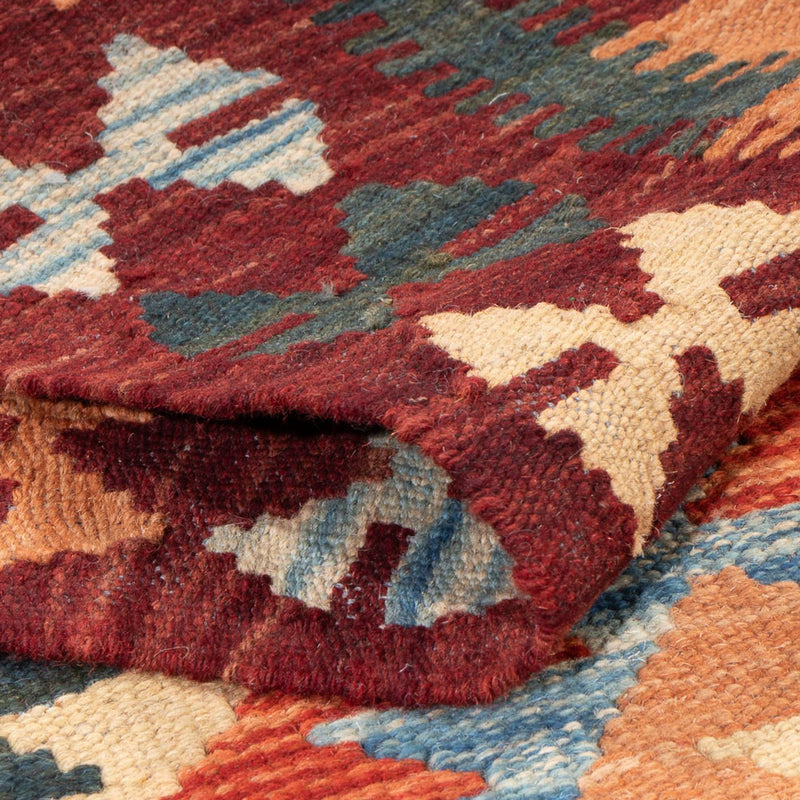 Tappeto corsia Tappeto Kelim - Splash - 198 x 104 cm - multicolore