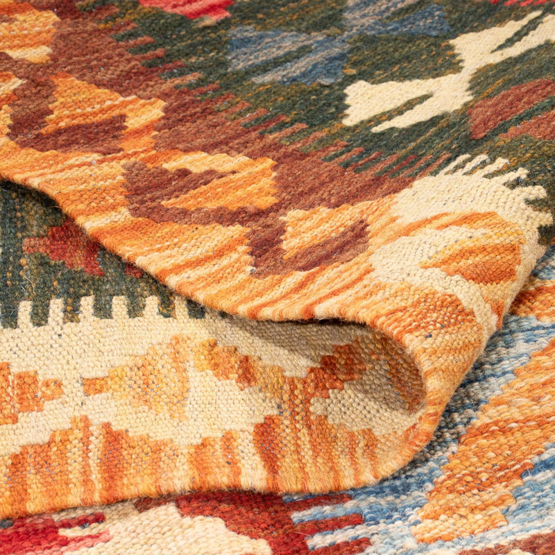 Tappeto Kelim - Splash - 204 x 158 cm - multicolore