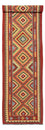 Tappeto corsia Tappeto Kelim - Splash - 402 x 91 cm - multicolore
