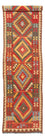 Tappeto corsia Tappeto Kelim - Splash - 304 x 76 cm - multicolore