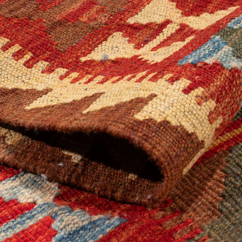Tappeto corsia Tappeto Kelim - Splash - 304 x 76 cm - multicolore