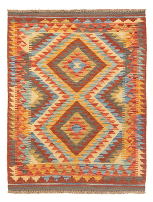 Tappeto Kelim - Splash - 119 x 86 cm - multicolore